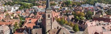 Stadt schwabach marktplatz von oben